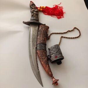 Decorative Dagger with Red Tassel